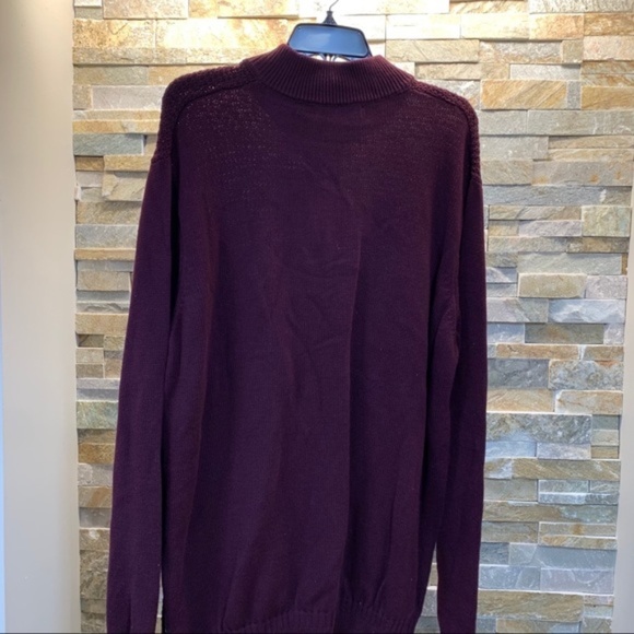 Ben Sheman Popcorn Texture Quarter-Zip Sweater - Picture 4 of 6